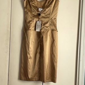 Sexy, sheik dress, fits ideally for the tall slender, low cut lace front, V back